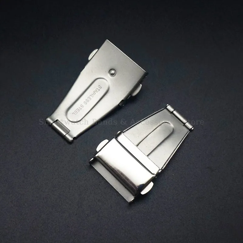 شريط مشبك صلب قابل للطي ، إبزيم ساعة صلب مقاوم للصدأ ، 9 ، 10 ، 11 ، 12 ، 12 ، 13 ، 14 ، 15 ، 16 ، 17 ، 18 19 ، 20 ، 21