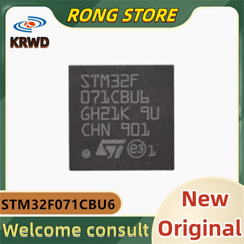 5PCS  STM32 F071CBU6  New Original F071CBU6 STM32F071CBU6  UFQFPN48