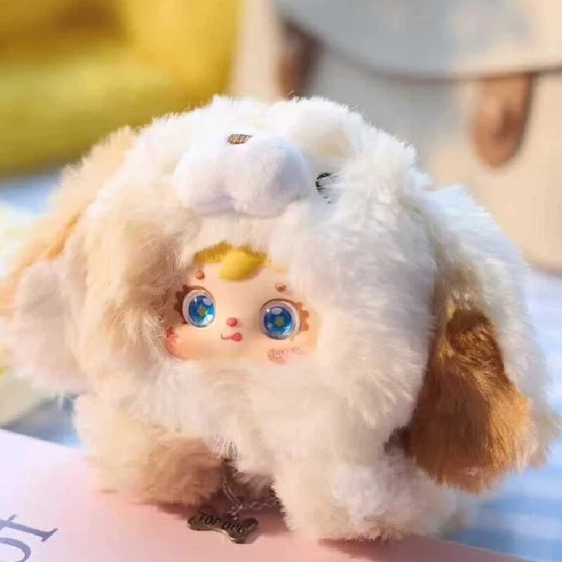 Щенок Сэмюэл, хорошее виниловое лицо, плюшевая глухая коробка, каваи, трендовые игрушки, рюкзак, подвеска, декор для рабочего стола, мультяшная загадочная коробка, подарки-сюрпризы