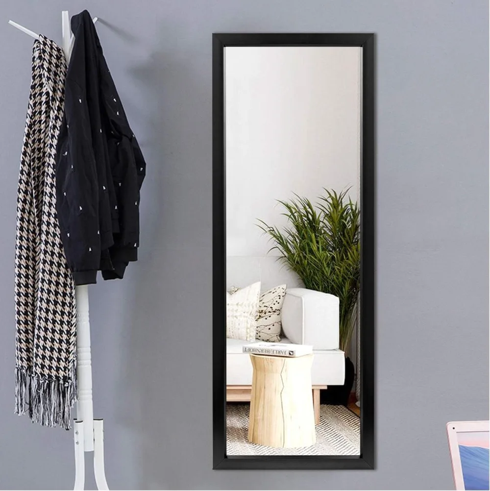 KIAYACI Wall Mounted Mirror Full Length Floor Mirror Dressing Make Up Mirror Wall Decor for Bathroom/Bedroom/Living Room/Dining