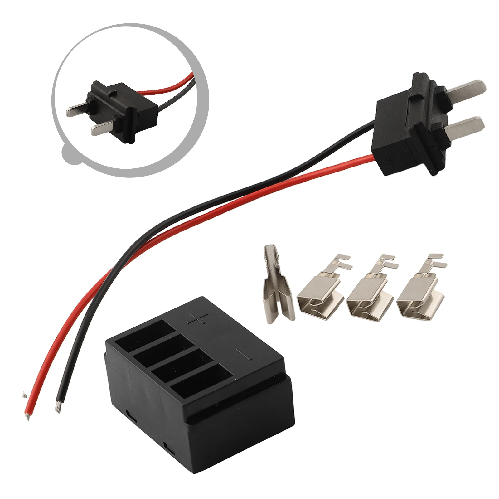 

Connection Base for Electric Bicycle For Silverfish Battery Box Easy Spring Plug Installation Reliable Accessory