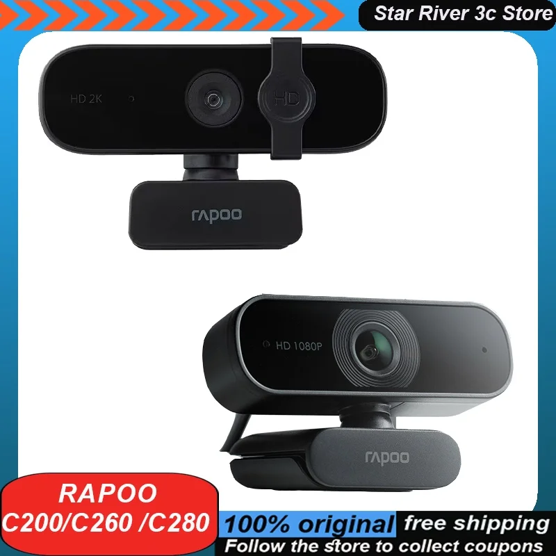 

Мини-камера Rapoo C200/C260 /C280 Hd с микрофоном