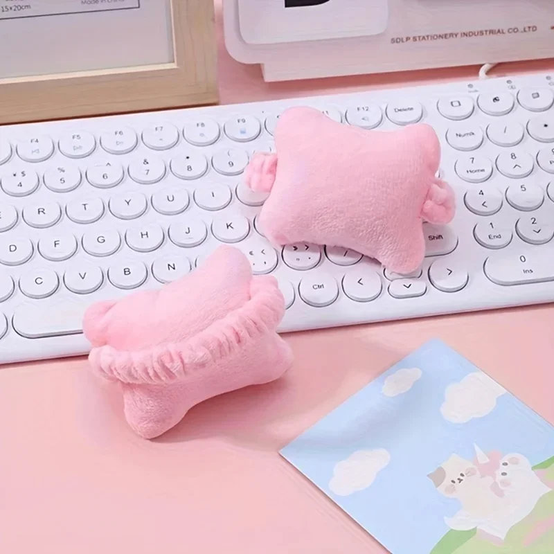 Almofada de pulso multiuso para mouse, protetor de pulso macio, travesseiro de mão, faixa de cabelo, design livremente móvel, almofada de descanso de pulso para trabalhadores e jogadores