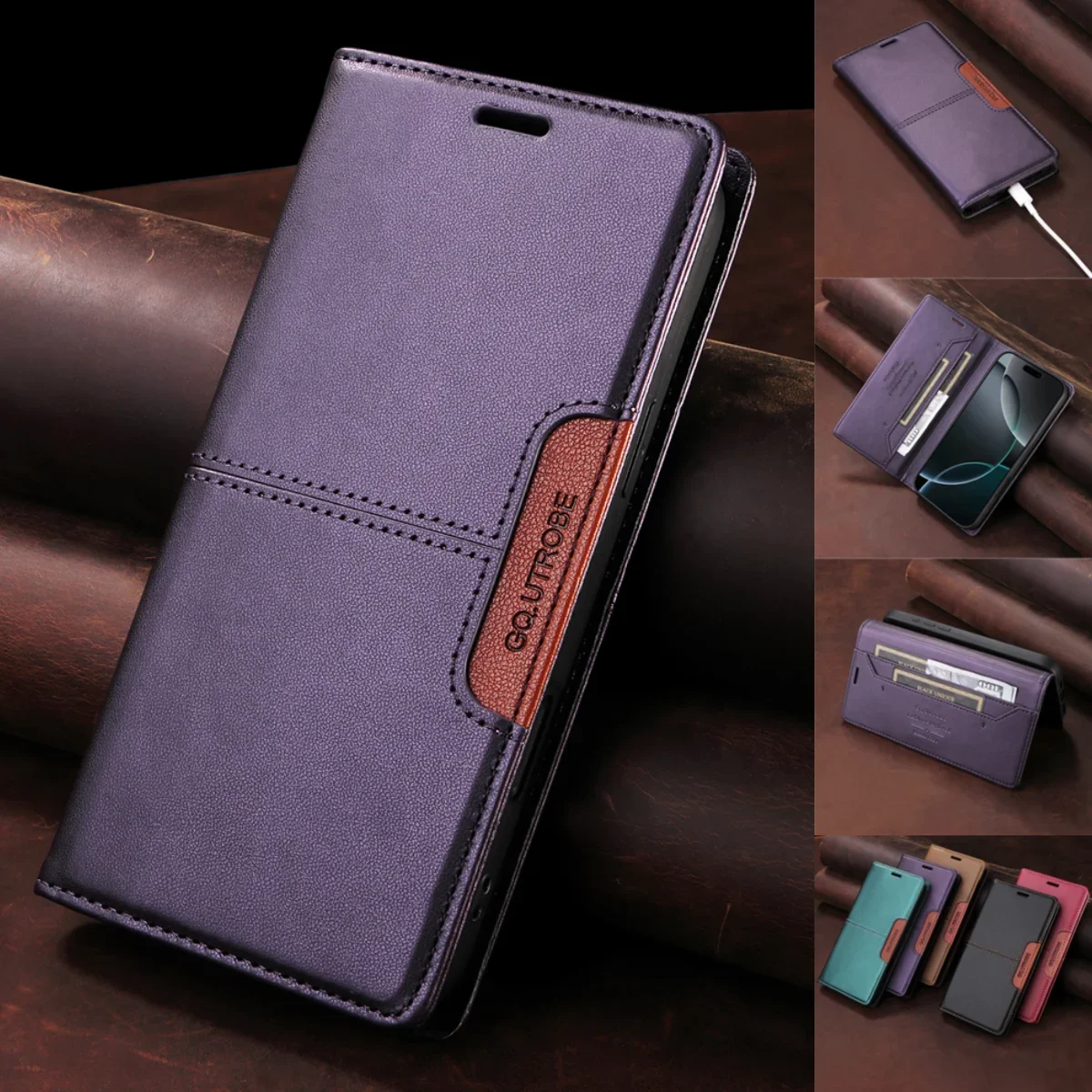 

Flip Leather Case for Samsung Galaxy S25 S24 S23 FE S22 S21 S20 Plus Note 20 Ultra A16 A36 A56 A26 Magnetic Wallet Phone Cover