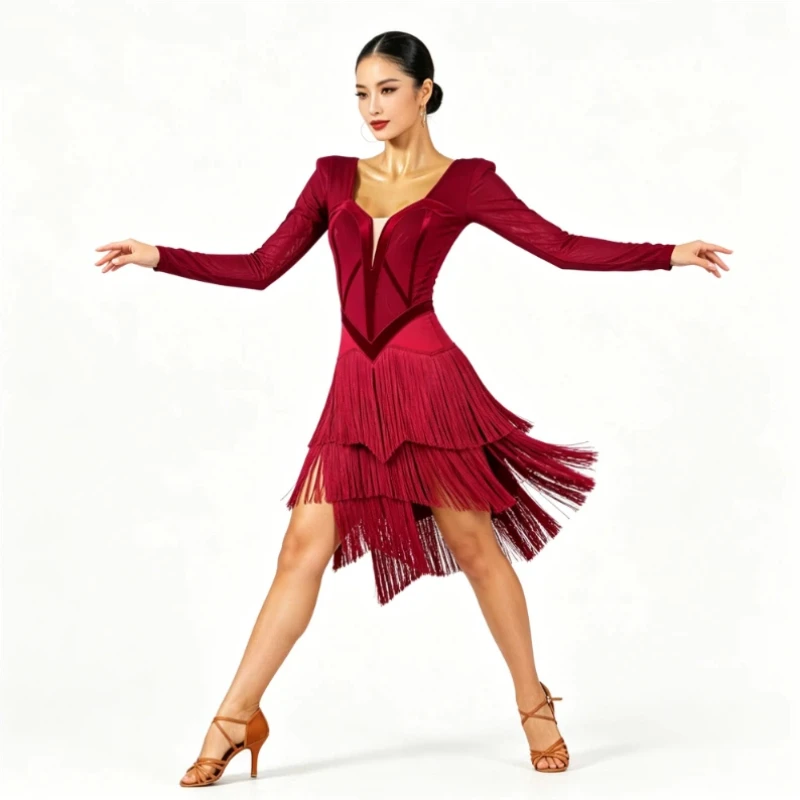 Advanced Latin Dance Standard Competition Regulations: Dress Code, Performance Dress, Rumba Chacha Bullfighting Dance Dress