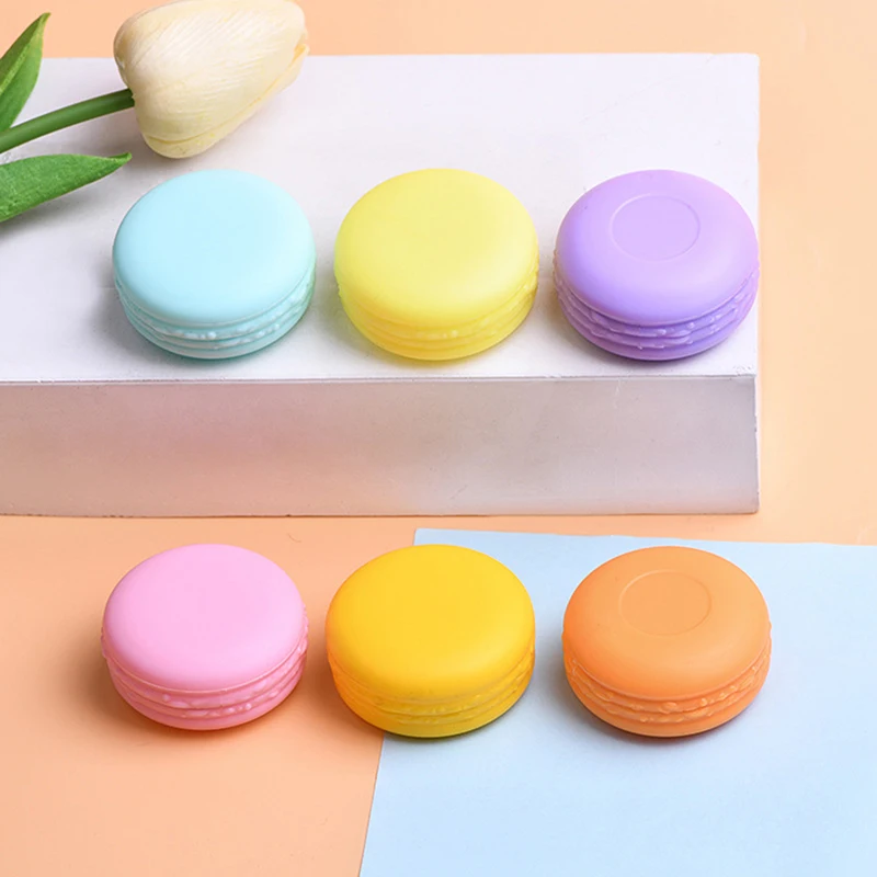 1Pcs 10ML Silicone Travel Portable Lotion Cream Box Bottle Cosmetic Foundation Cream Pill Macaron Storage Box