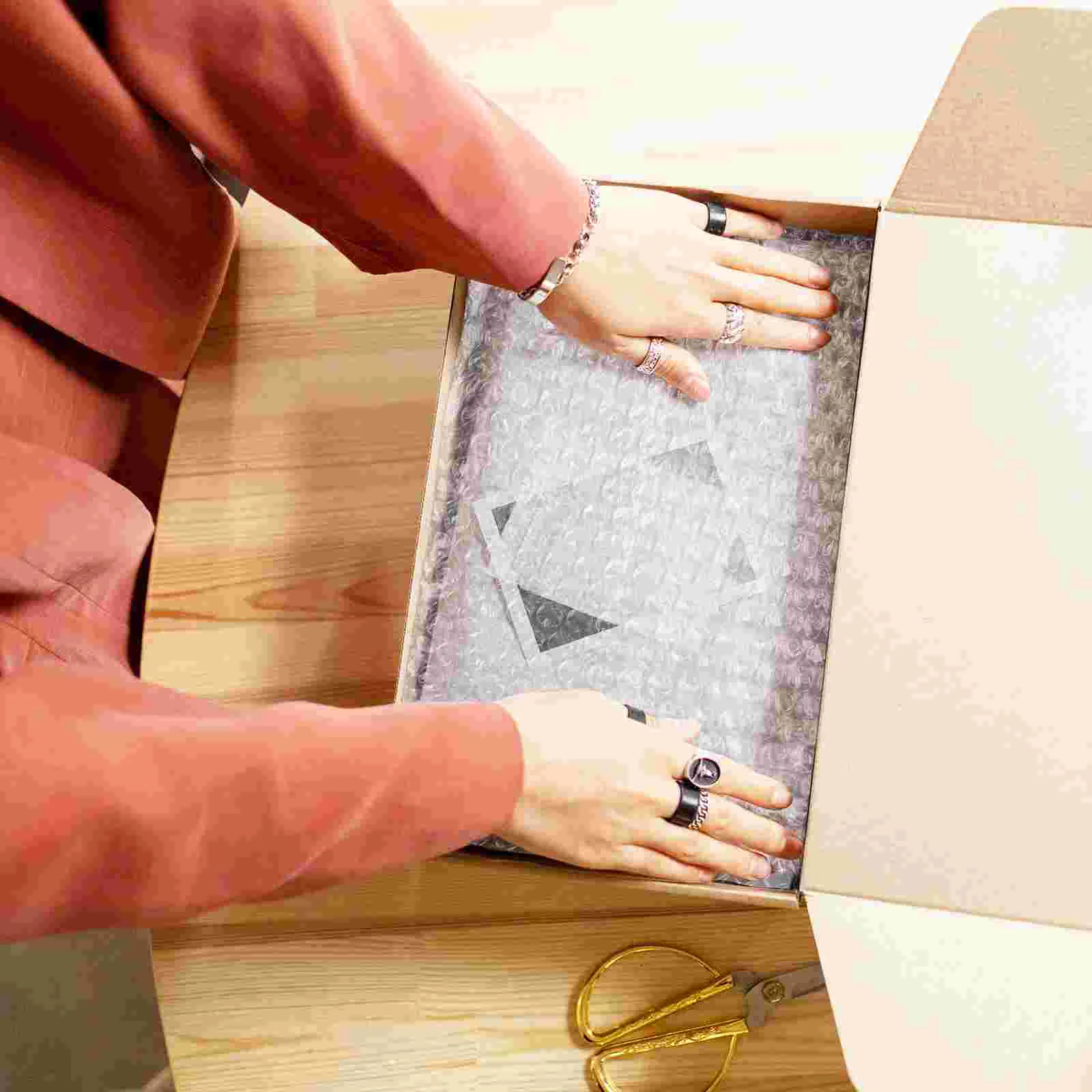 100 PCS Clear Envelope Bag Self Seal Envelopes Heavy Simple Pouches Storage White Mailing