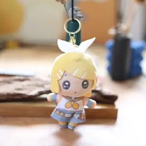 ☆ Vocaloid Miku Expo 2014 Kagamine popular Len Plush Keychain ☆