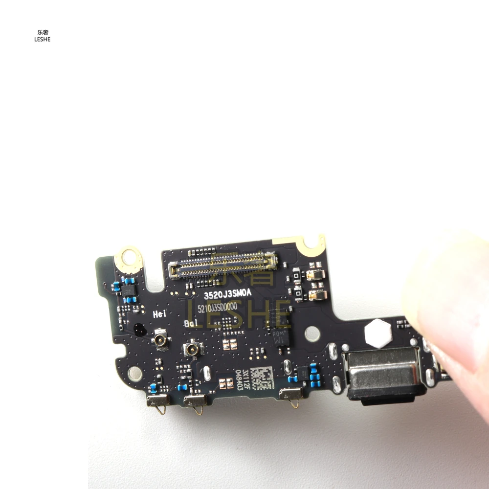 샤오미 미 10T 프로 5G 충전 보드용 USB 타입-C 2.0 33W 충전 포트 플렉스 케이블 심 카드 리더 마이크로폰 수리 부품