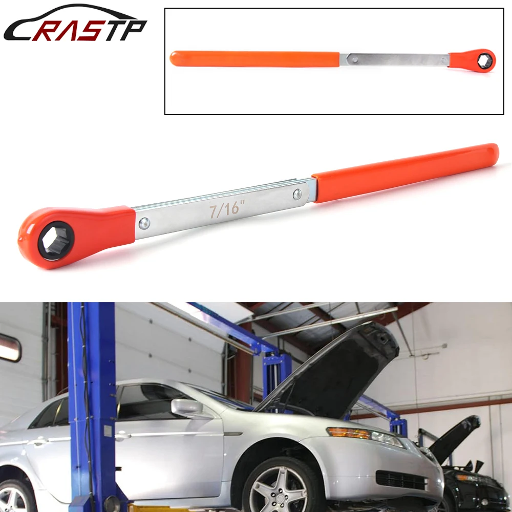 

RASTP-1PC 7/16" Extended Ratcheting Wrench Automatic Slack Adjuster Release Tool For Vehicle Repair Truck Repair TC049