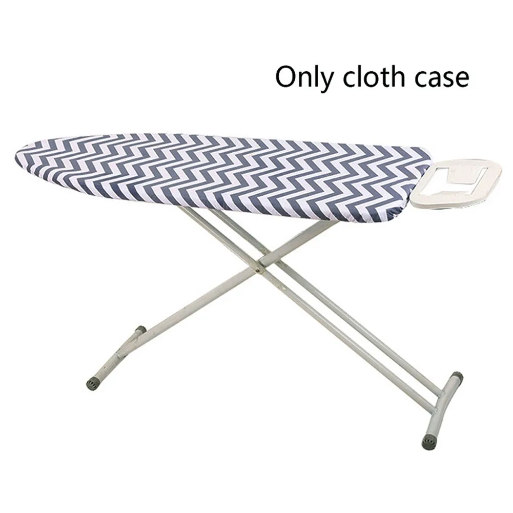 Funda de tela de algodón resistente a rayas para planchas de planchar, resistente al calor y características efectivas, diseño de borde elástico de 150x50cm