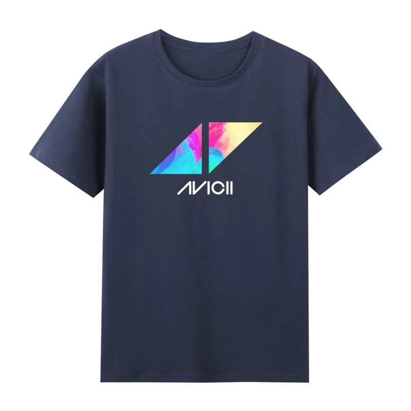 

Avicii Pattern T-shirt Men's Summer Casual Fashion Trend Short Sleeve Loose and Comfortable Pure Cotton Men's and Women's Tops