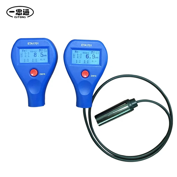 Custom 0~2500um Measure Range Zinc Plating Thickness Tester Gauge Paint Thickness, Digital Car Paint Coating Thickness Gauge