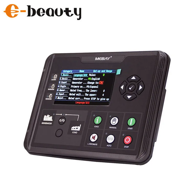 Dc60d Dc70d Mebay وحدة تحكم إلكترونية لوحة المولدات مجموعة معلمات التحكم