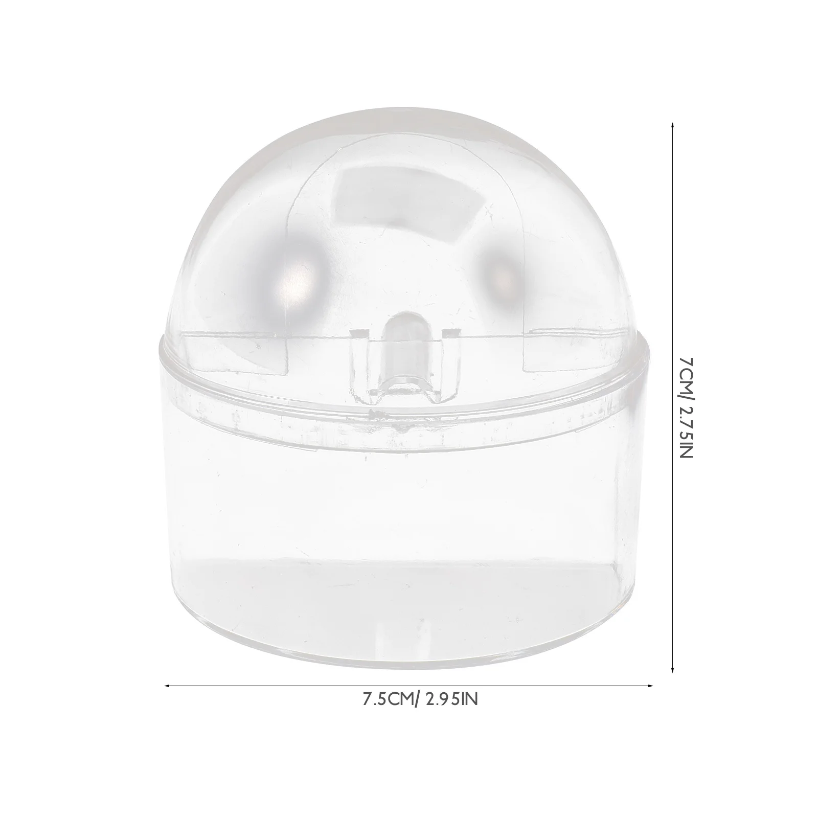 

2pcs Parrot Feeder Acrylic Bird Food Container Washable Reusable Bowl For Budgerigar Canary Cockatiel Parakeet Small