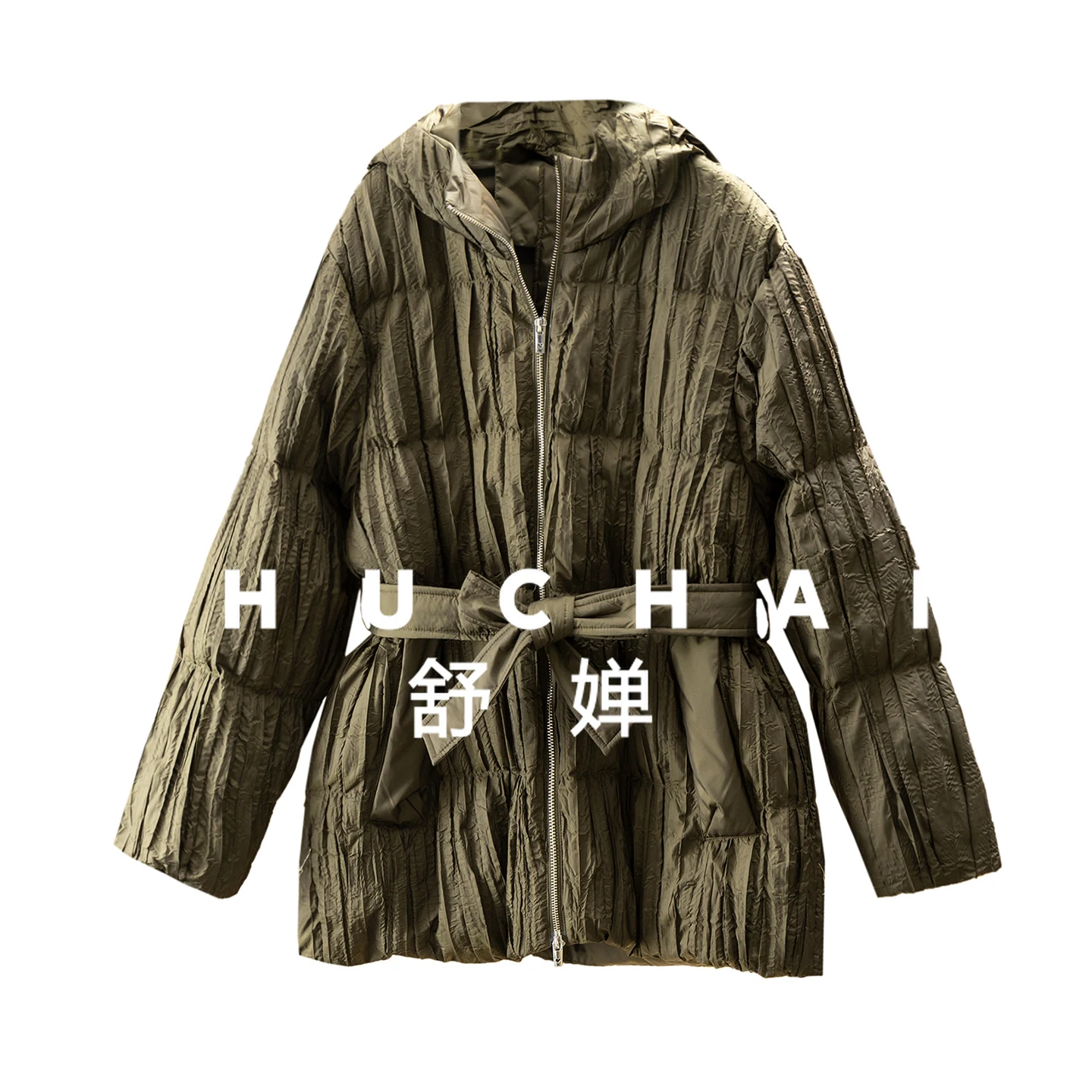 

Текстура морщины модельер 90 флисовый пуховик с капюшоном на шнуровке на талии женский 7Y01 Abrigos De Mujer