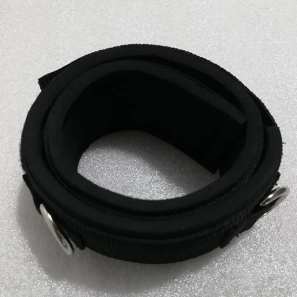 

2 pc Thigh Strap D-Ring Accessory Padded Neoprene Adjustable For Leg Extensions Hamstring Glute Training Resistance Bands