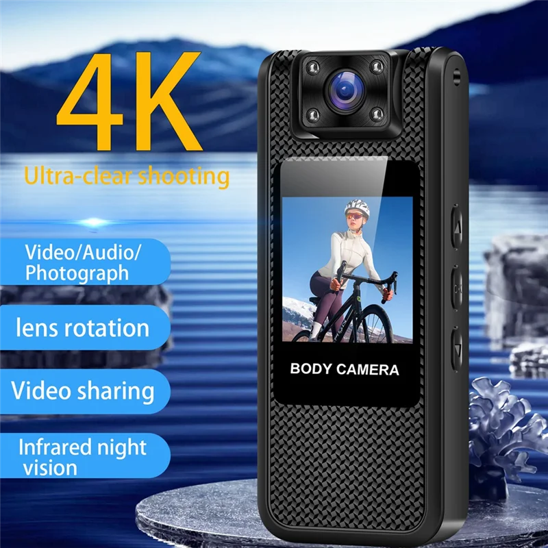 B18B Sports DV Infrared Night Vision 4K Wifi Pocket Camera Portable Digital Video Recorder Bodycam Riding Camcorder Camera