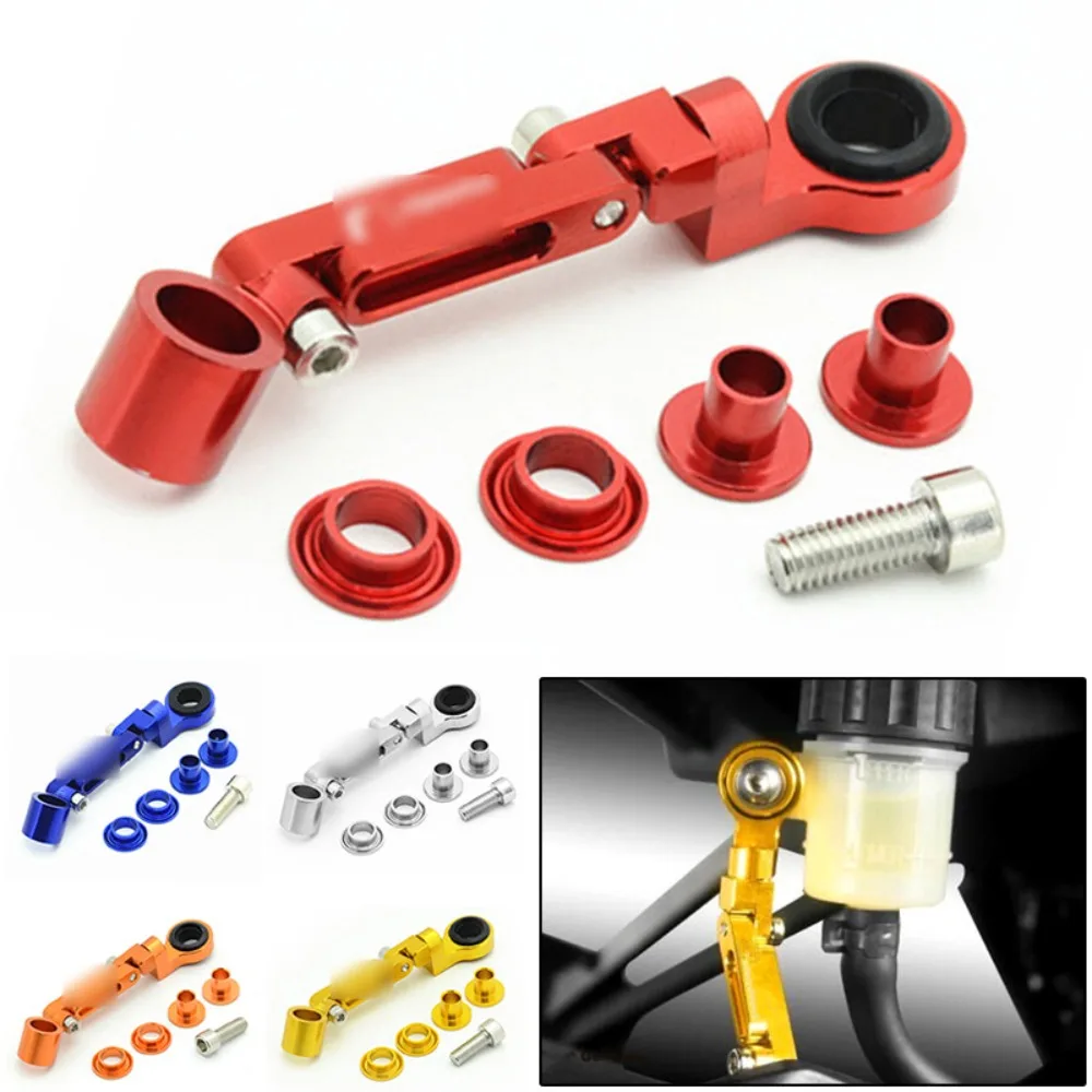 

Motorcycle Accessories Modified Direct Push Brake Horn Oil Cup Bracket, Aluminum Alloy Multi-angle Upper Pump Oil Pot Bracket