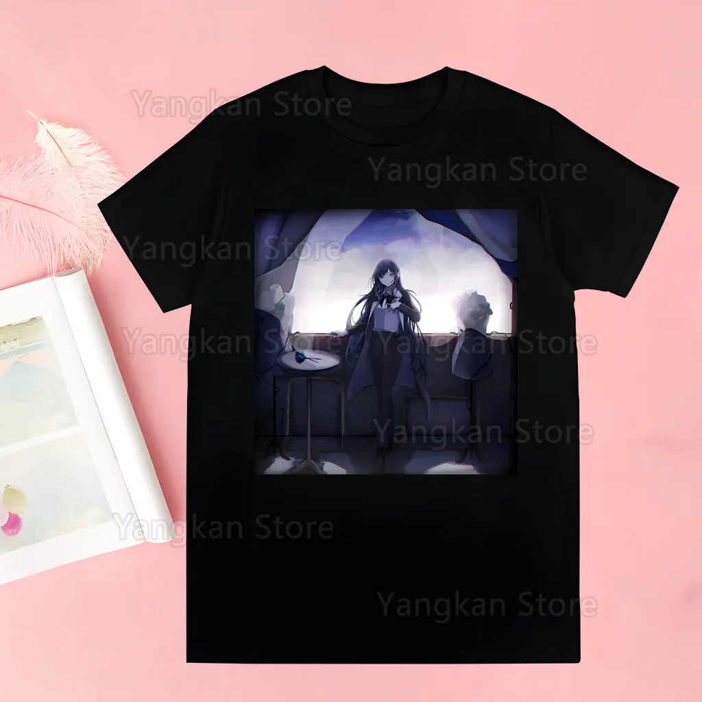 تي شيرت Ado WORLD TOUR تي شيرت نسائي بأكمام قصيرة ورقبة مستديرة تي شيرت أبيض تي شيرت نسائي جرافيك تي شيرت للجنسين