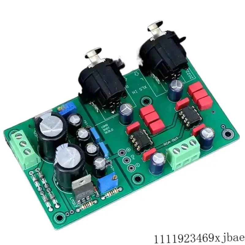 INA137PA Balanced To Single End Converter Board Dual Channel Stereo For HiFi Power Amplifier DAC With Regulated Power Supply