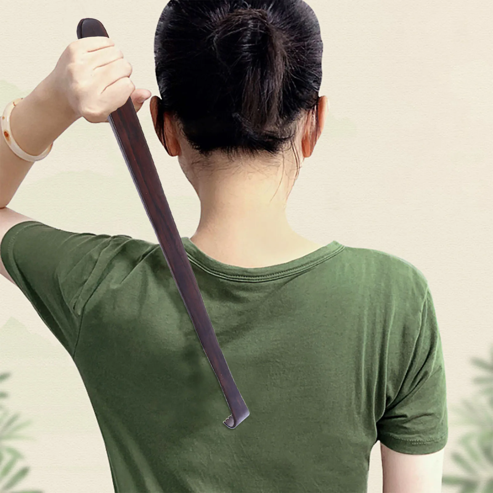 

2Pcs Hanging Ready Back Scratcher Wooden Anti Itch Claw Massager for Full Body Relaxation At Home Or Office Back Massager