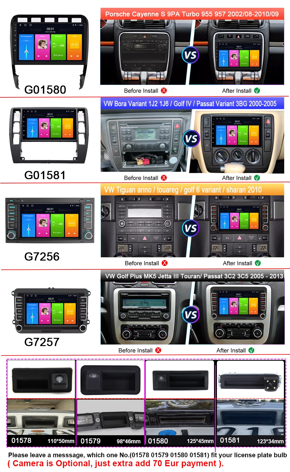 Android Car DVD Player GPS Bluetooth RDS Radio DSP for Porsche Cayenne S 9PA Turbo 955 957 2002/08-2010/09