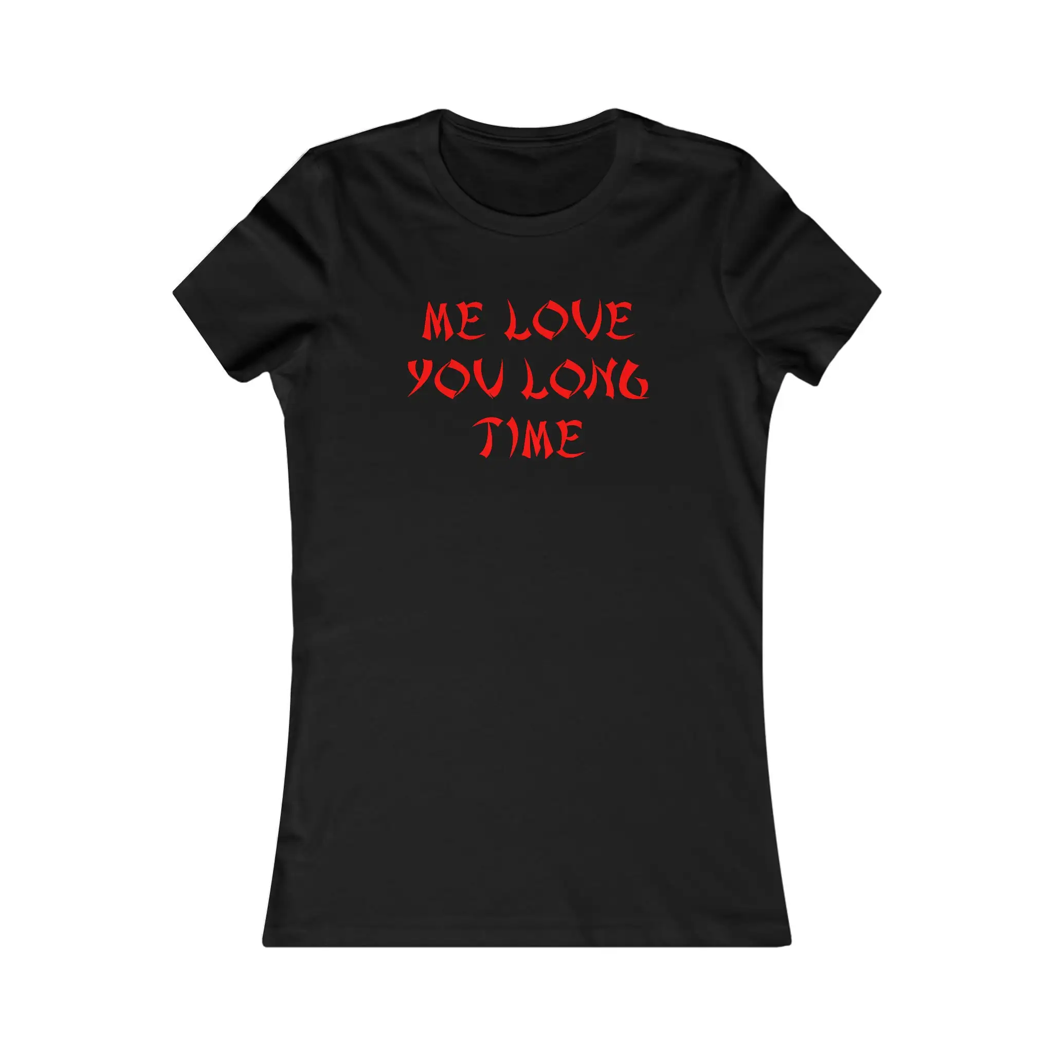 ME LOVE YOU Long Time Vietnamese Asian Funny Gag Comical Women's T Shirt Bella Canvas 6004