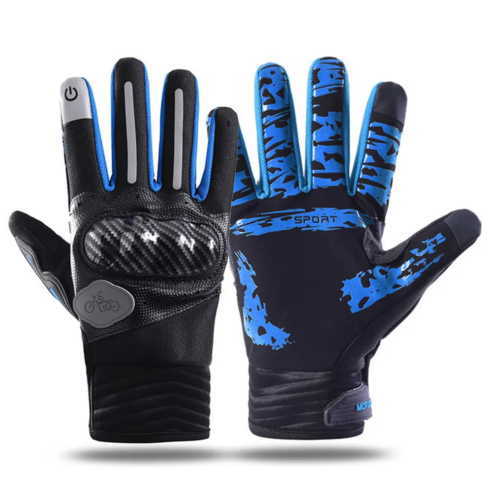 

Летние мотоциклетные перчатки с сенсорным экраном на полный палец для езды на велосипеде ATV MTB Guantes Moto мужские перчатки для езды на мотоцикле защитное снаряжение