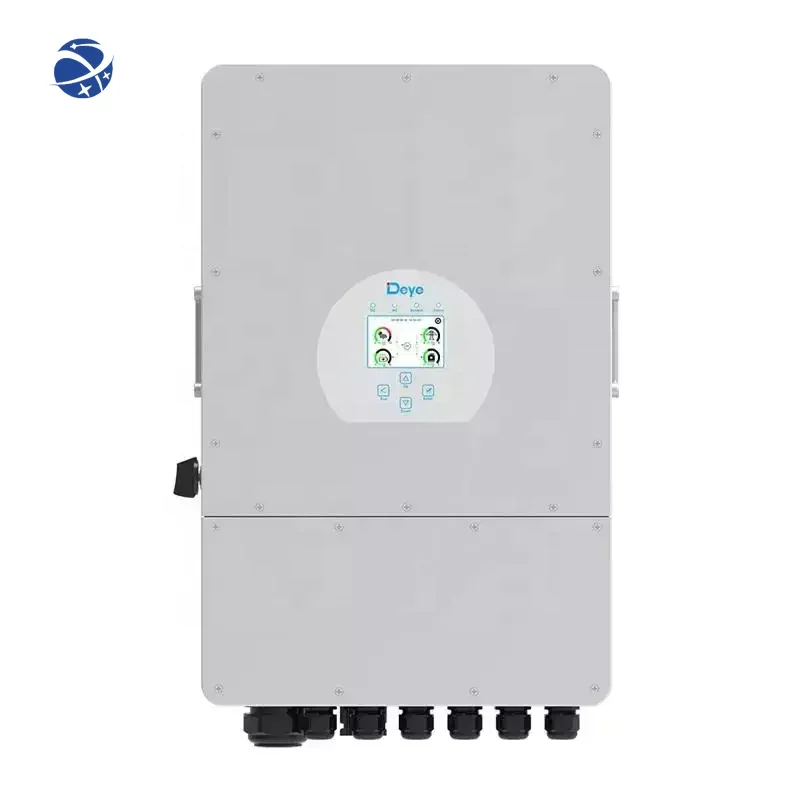 Factory In Stock Deye 1 Phase 220v 230v Hybrid Solar Inverters 7.6kw 10kw 8kw 12kw With Cheap Price