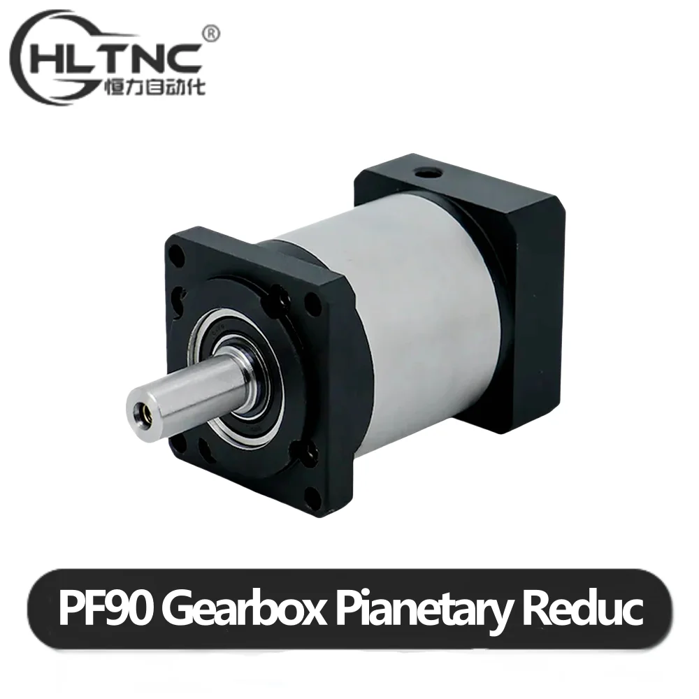 

Планетарный редуктор коробки передач PF90, передаточное число от 16 до 70:1, высокая точность и низкая люфта, подходит для серводвигателя NEMA34/NEMA32 для фрезерного станка с ЧПУ