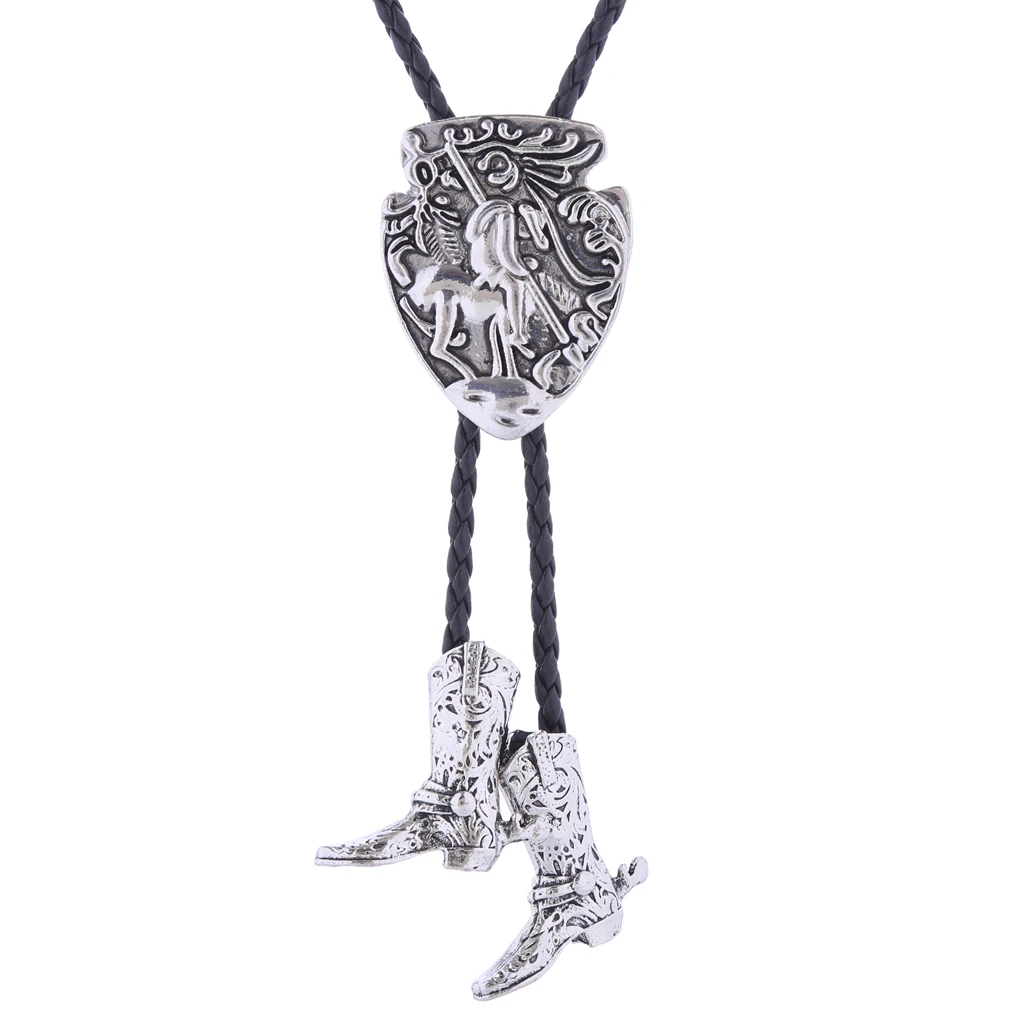 Indian knight boot national wind Bolo Tie