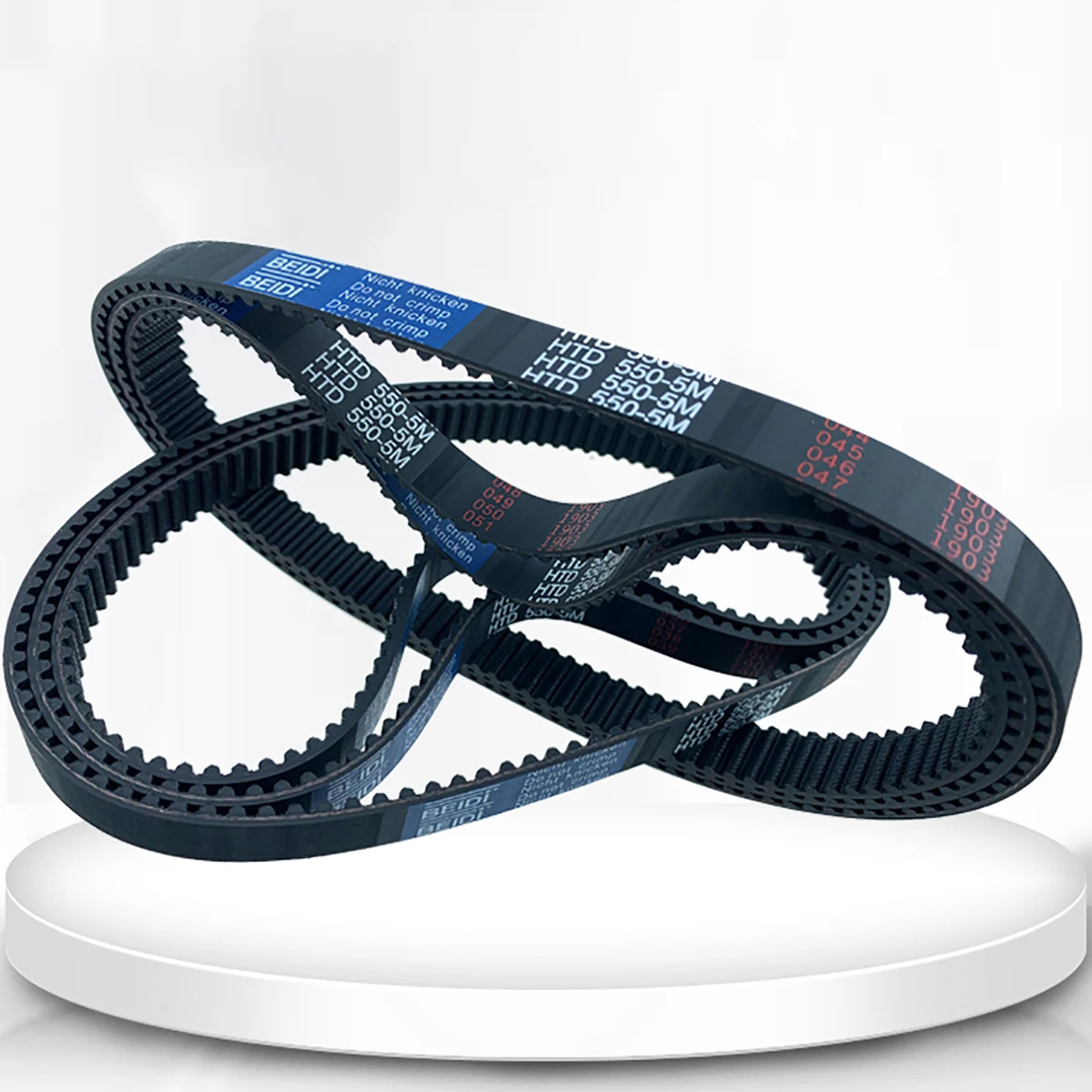 1pcs Width 10 15 20 25 30mm HTD-5M Rubber Timing Belt Perimeter 2500mm - 4260mm Closed Loop Synchronous Belt 500 - 852 Teeth