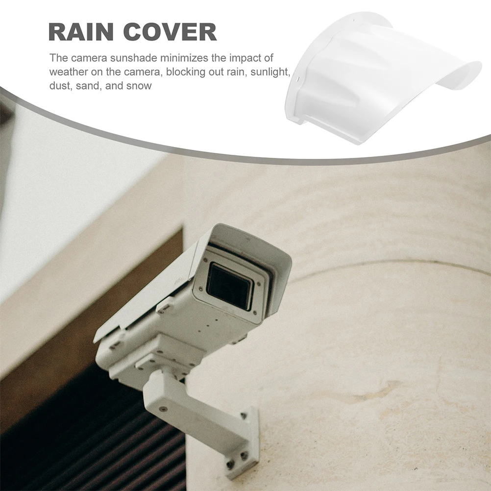 

2 Pcs Sun Outdoor Covers Waterproof outside Camera Rain for Protection Security Cap