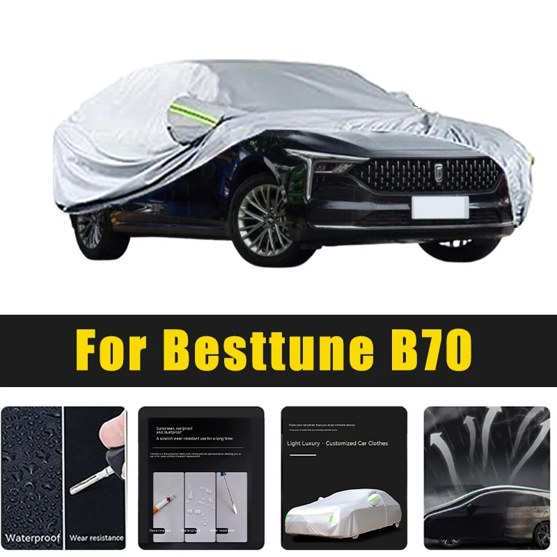 

Full Car Covers Outdoor Sun UV Protection Dust Rain Snow Oxford cover Protective For Besttune B70 Accessories