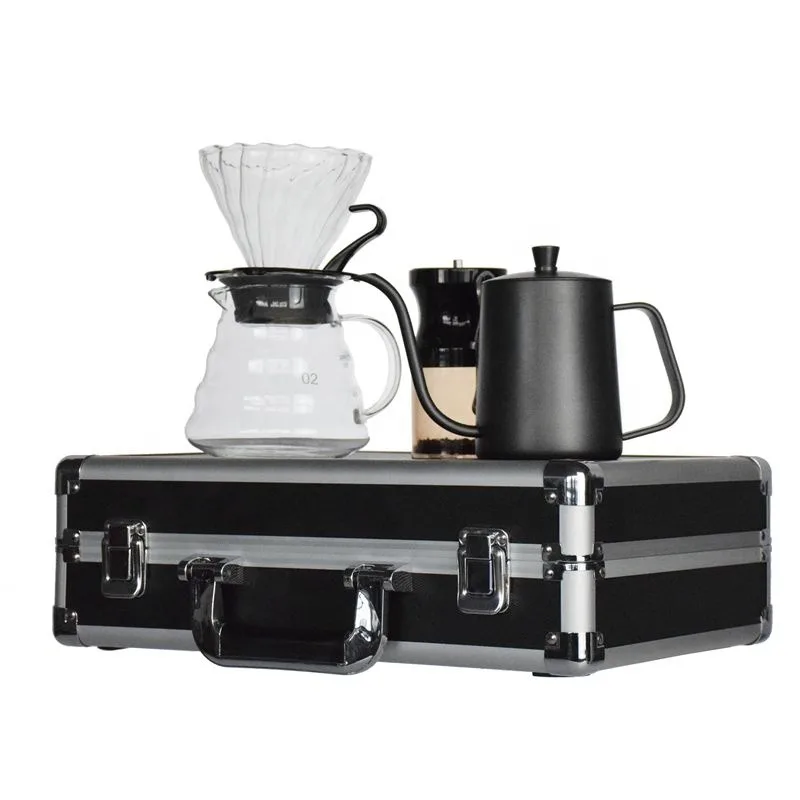 Кухонные бытовые аксессуары для эспрессо, кофейный набор, кофейный сервер, чайник, кофемолка для бариста, подарочная коробка TS11