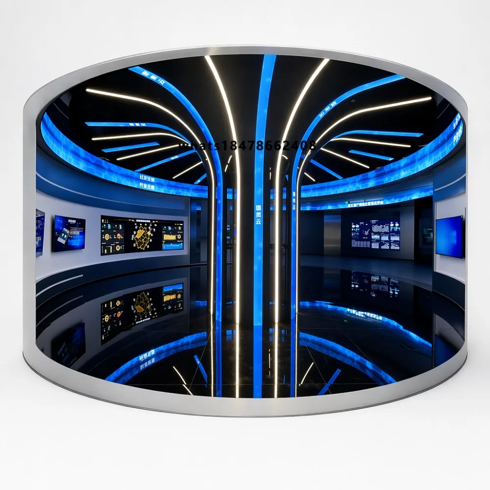 Customized size OEM flexible LED soft module indoor commercial advertising screen