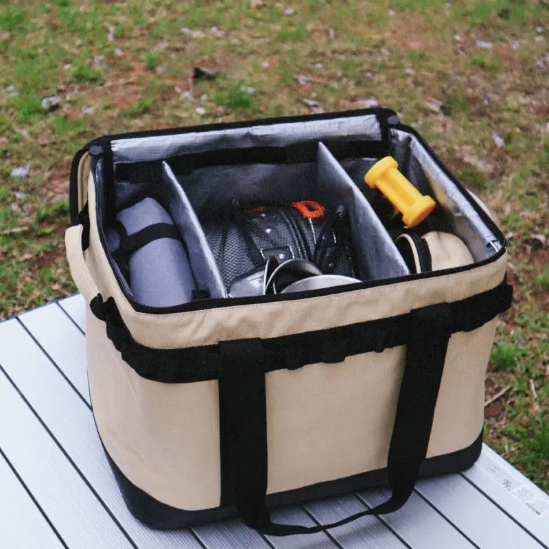 

35L Large Storage Bag Compartment Camping Stove Outdoor Gear Cookware Gas Tank Soft Protection Adult Durable Foldable 32*32*42cm