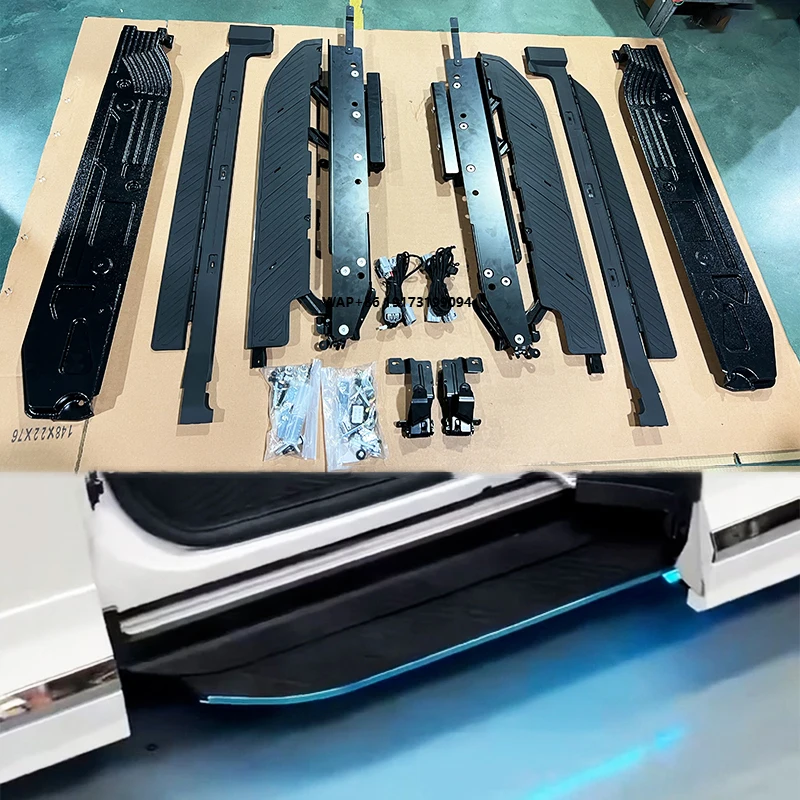 

40 Series Alphard Vellfire Electric Follow-up Running Board & Side Skirt Kit Universal Fit Car Modification Parts