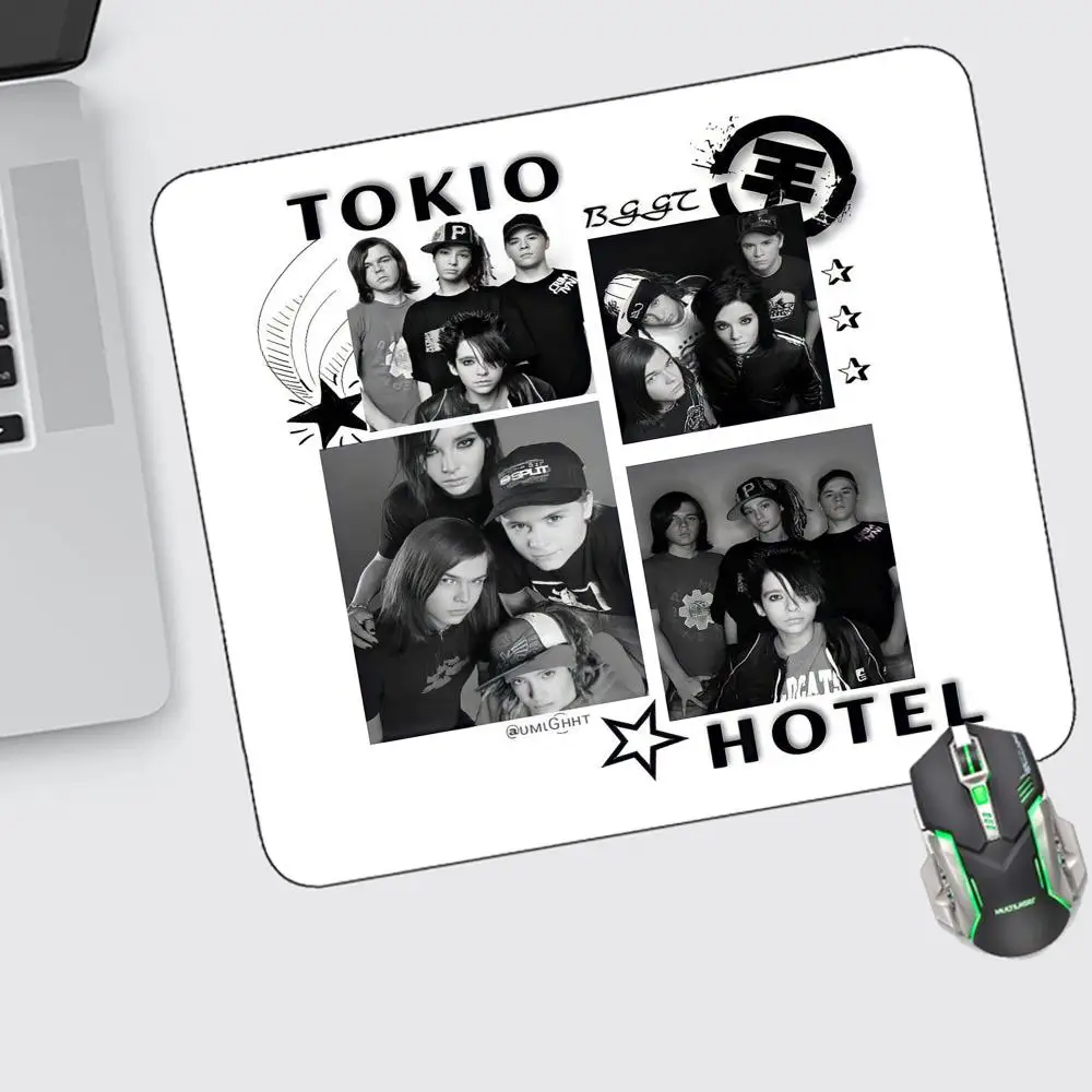 

Tokio Hotel Mouse Pad Small Gaming Accessories Keyboard Computer Offices Desk Mat Pc Gamer Non-slip Rubber Mousepad