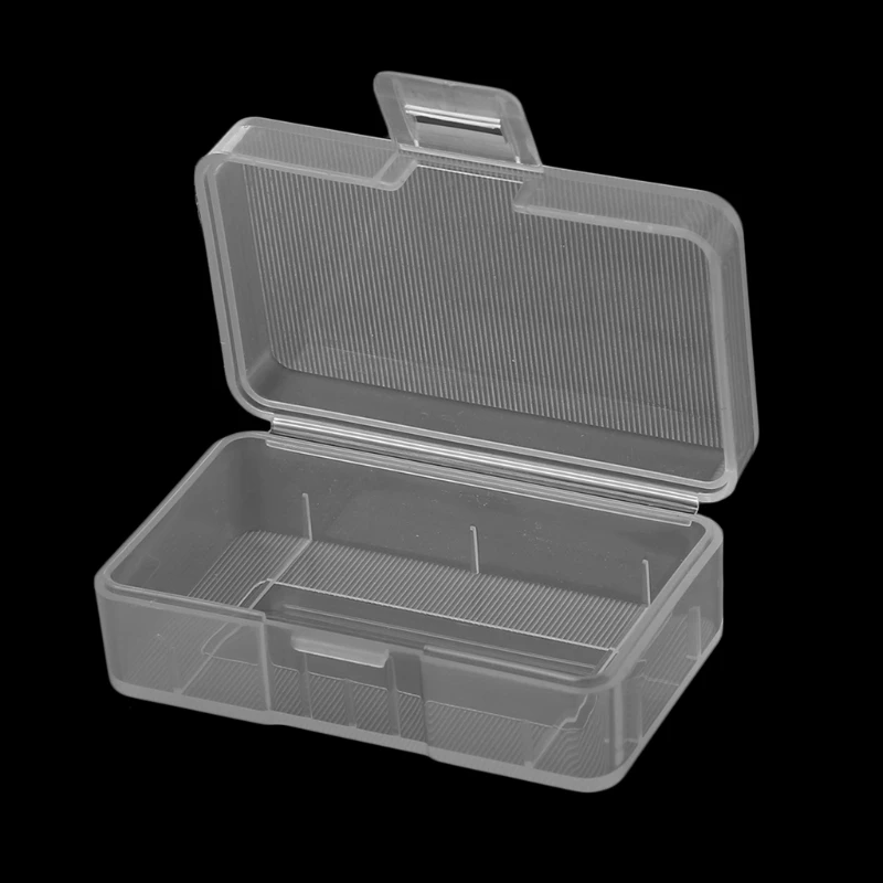 Mini Transparent for Case Holder Storage Box For 1x 9V Battery Or 2x AA Batterie