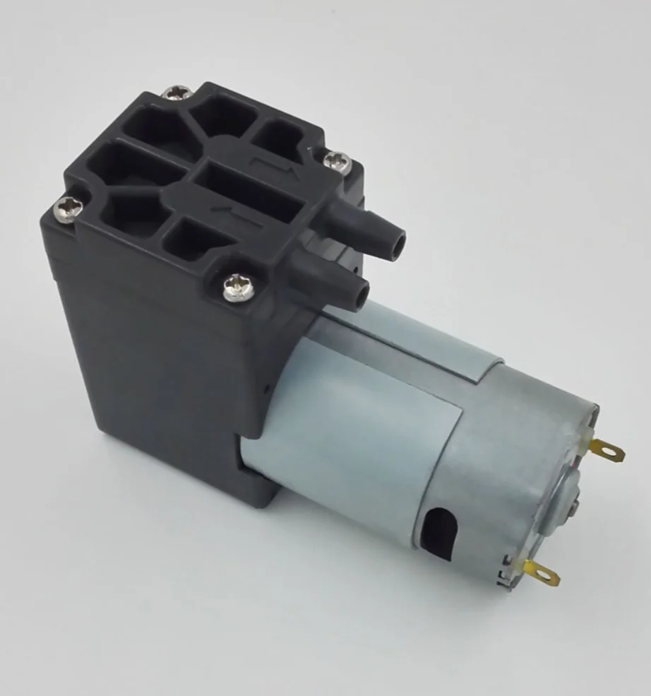 12v DC Silent 75kpa 11LPM Brush Motor Micro Air Vacuum Pump