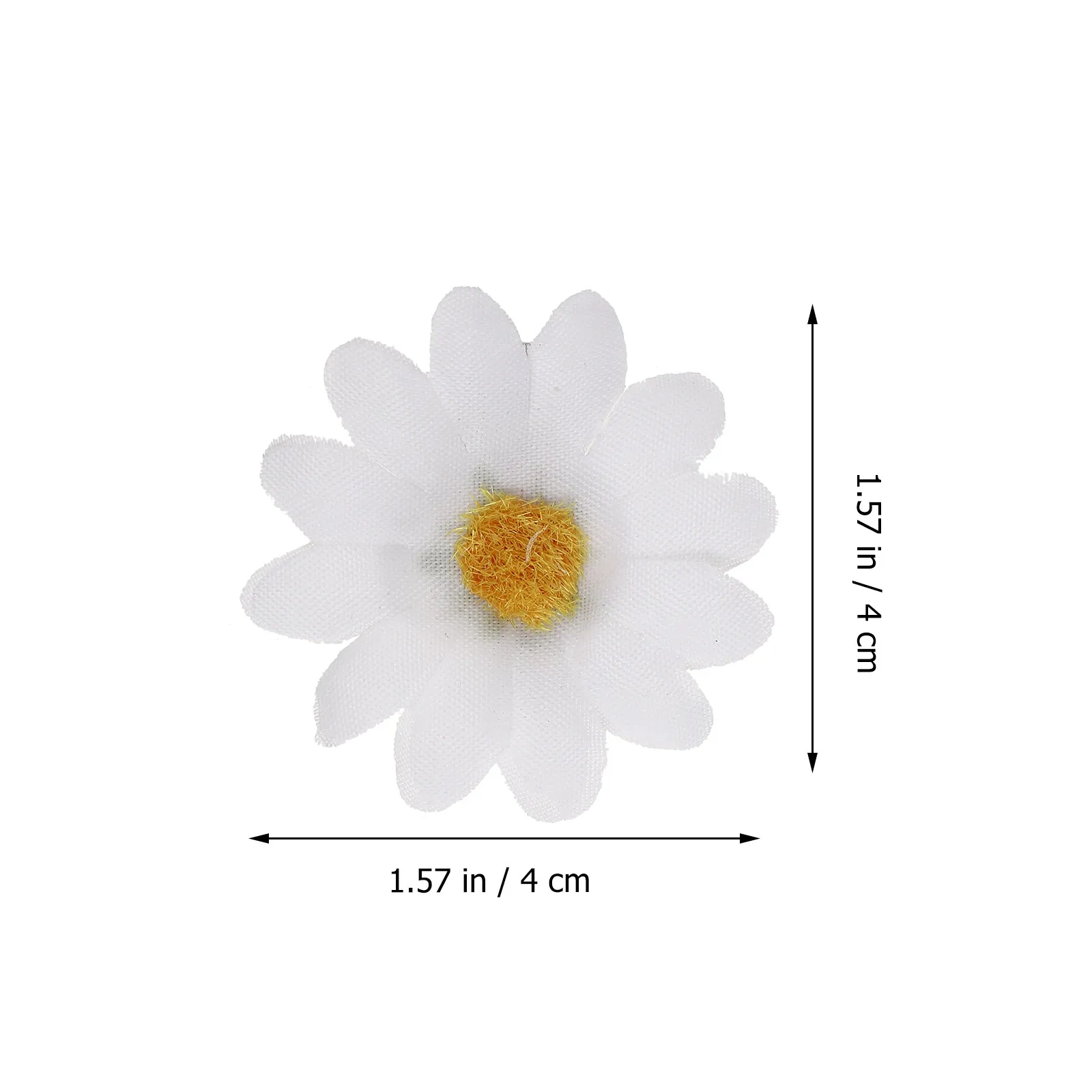 12pcs Flower Hair Clips Flower Barrettes Accessories Silk Cloth Hairpins for Thick Hair Women Party Travel
