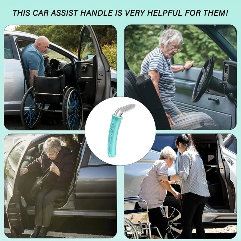 Car Door Handle For Elderly,Portable Car Assist Handle, With Car Grab Handle,Vehicle Assist Handles Designed For Seniors