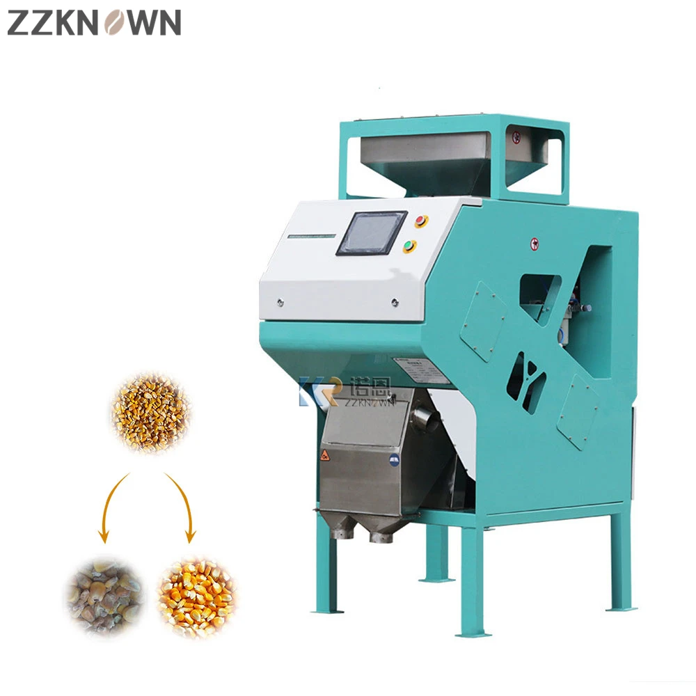 Intelligent Color Sorter Multifunction Color Sorter Grain Beans Seeds Plastic Sorter With CCD Camera