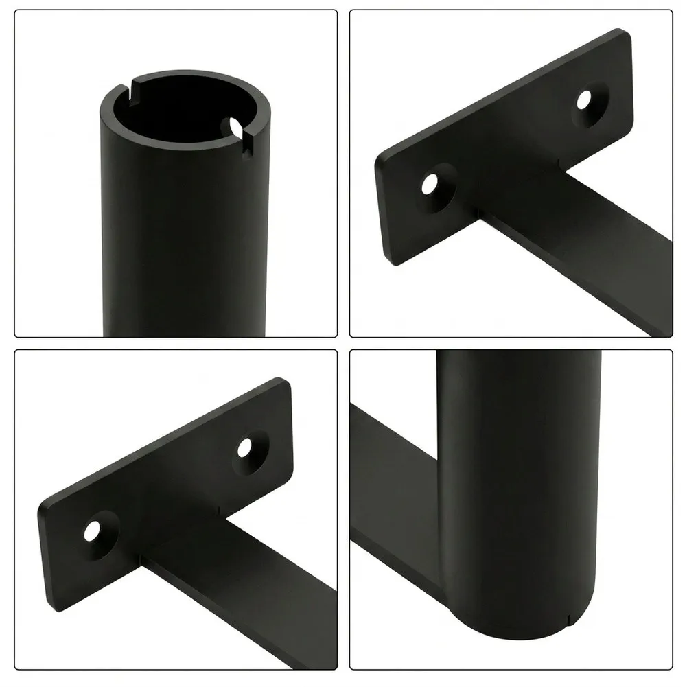 Iron 90 Degree Wall Mount Bracket L Shape Design for Flagpoles Weather Vanes Sprinklers and for tv Mounting Iron