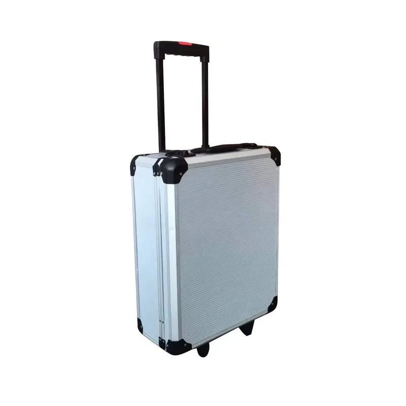 186 Piece Tool Set with Aluminum Trolley Case 4 Layer Hardware Combination Kit for Auto Repair and Home Use