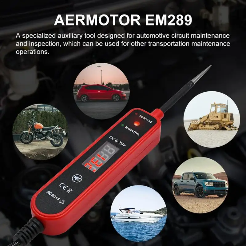 Auto Circuit Tester Auto Reparatie Diagnostic Tool 4-60VDC Kortsluiting Breaker Finder Elektrische Spanning Diagnostic Tool Voor