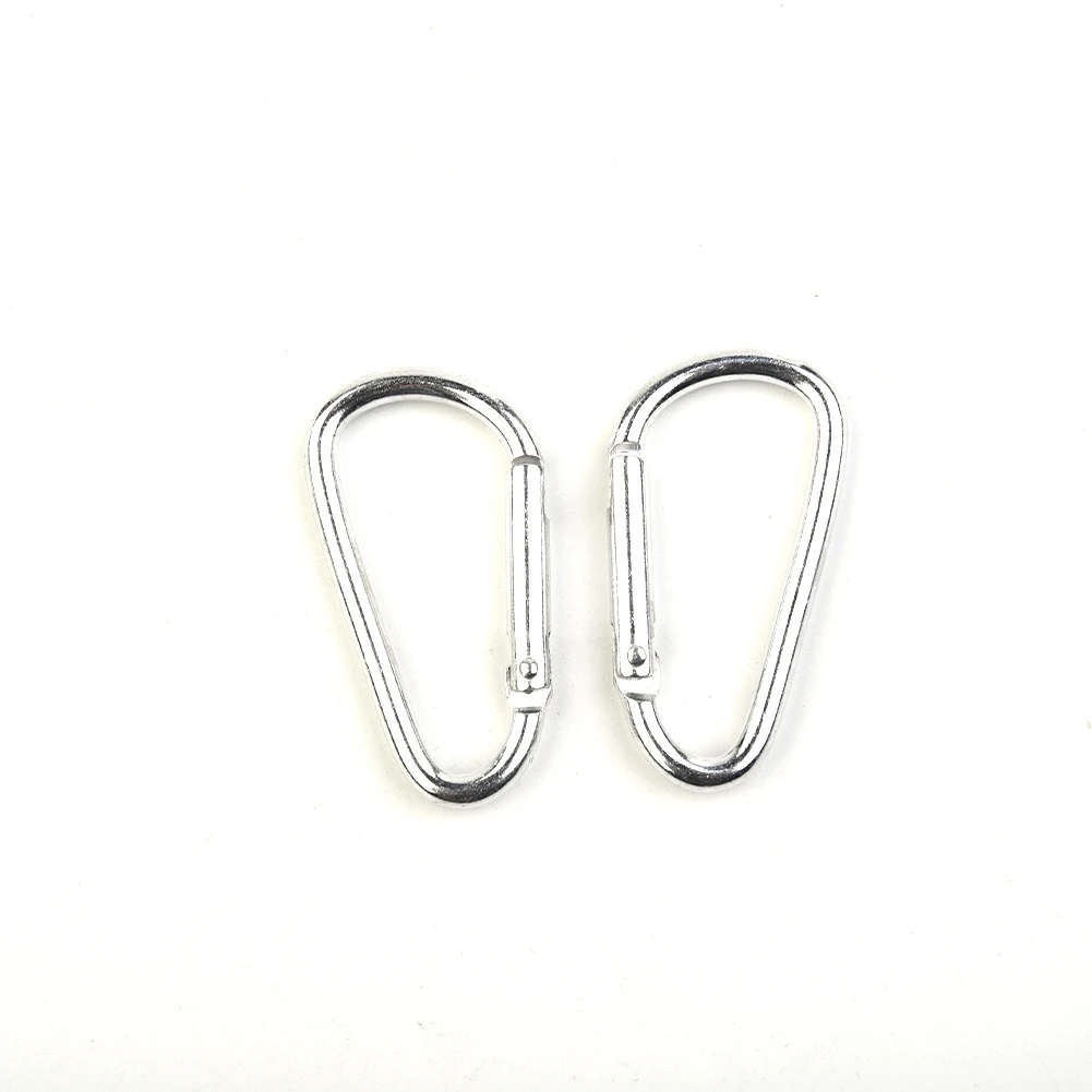 Hot Sale Outdoor Portable Buckles Multi Purpose Carabiner Climbing Hook 50/100 Pcs Mini Carabiner Keychain Spring Belt Lock Clip