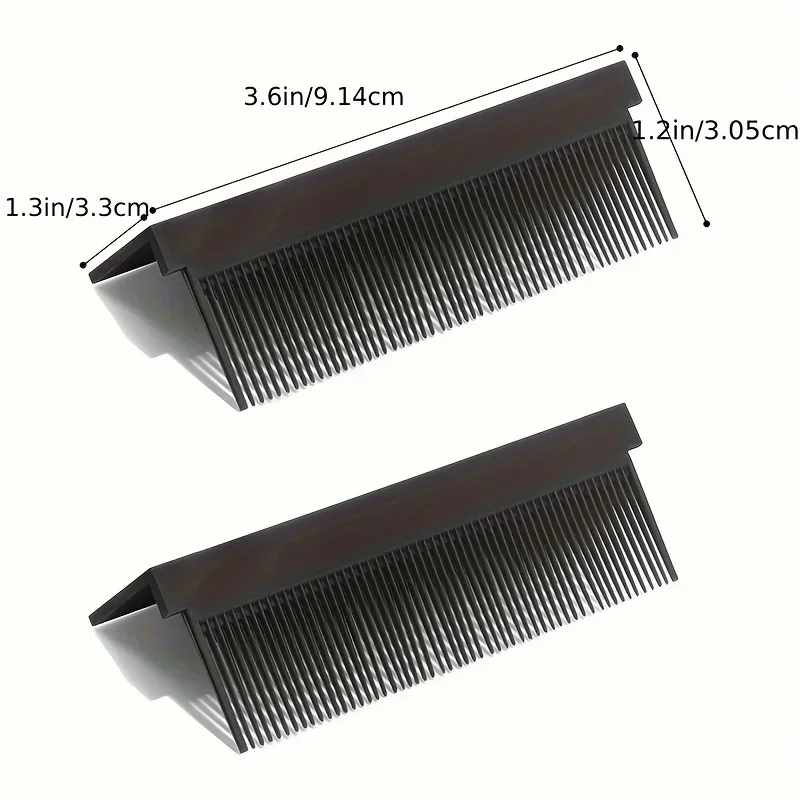 Peigne à cheveux bouclés, peigne à cheveux droit, adapté aux outils de coiffure professionnels ou ménagers